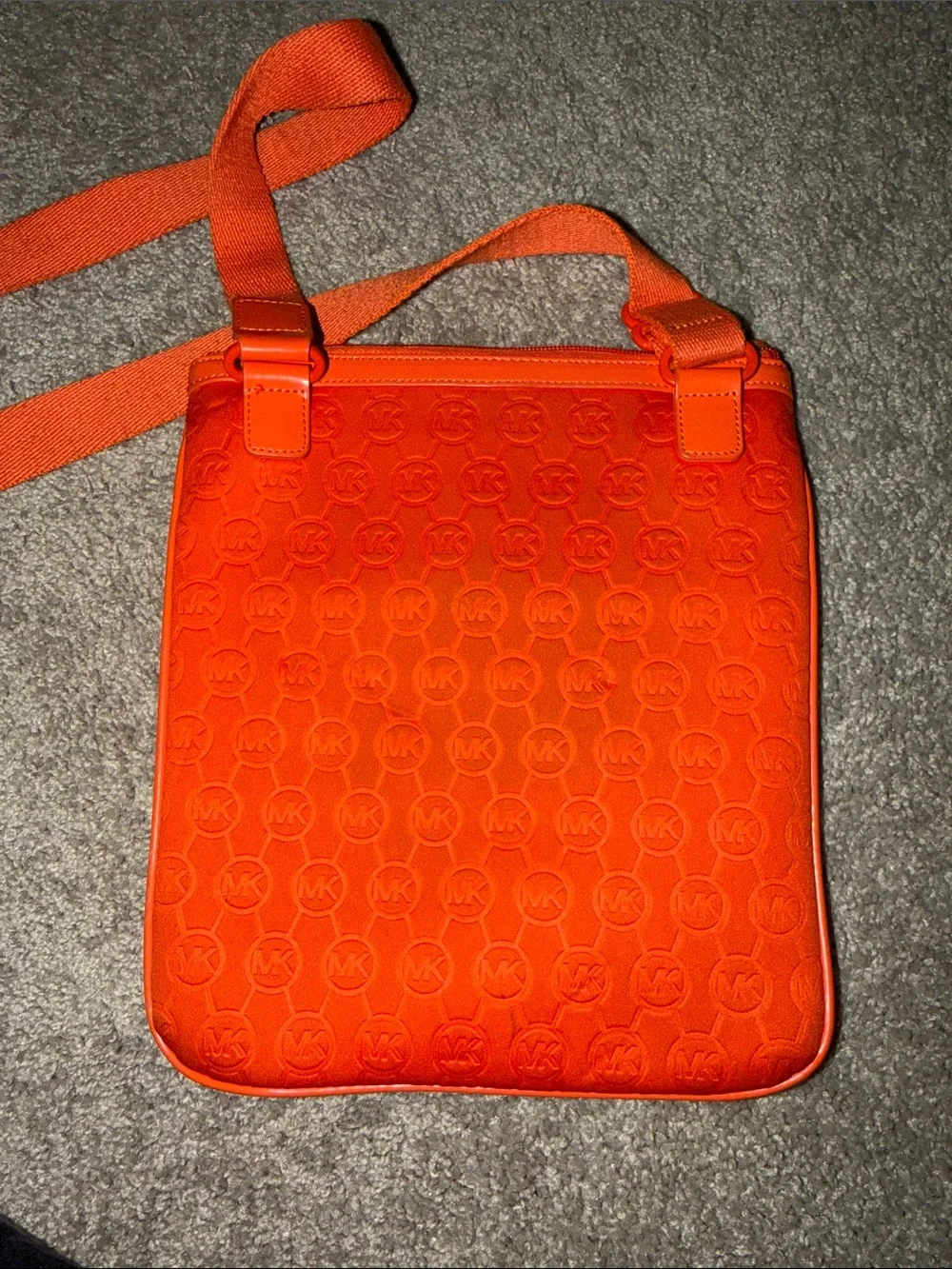 Michael Kors Bright Orange Crossbody Messenger